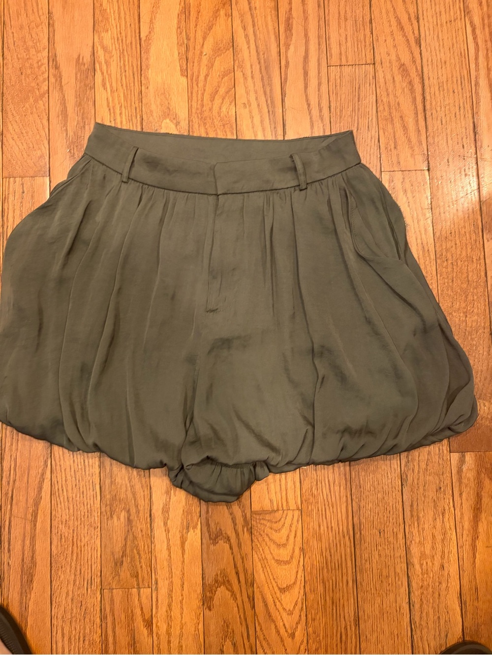 Free People Olive Green Women’s XS Bubble Shorts